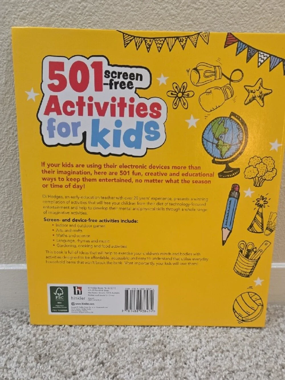 501 Screen-Free Activities for Kids Book | Arts, Crafts, STEM & Outdoor Fun